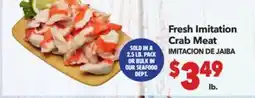 Vallarta Supermarkets Fresh Imitation Crab Meat / IMITACION DE JAIBA offer