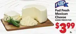 Vallarta Supermarkets Fud Fresh Mexican Cheese / QUESO FRESCO FUD offer