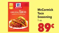 Vallarta Supermarkets McCormick Taco Seasoning offer