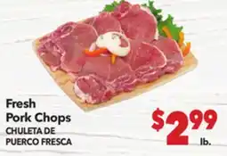 Vallarta Supermarkets Fresh Pork Chops / CHULETA DE PUERCO FRESCA offer