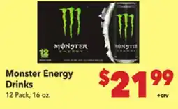 Vallarta Supermarkets Monster Energy Drinks offer
