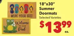 Vallarta Supermarkets 18x30 Summer Doormats offer