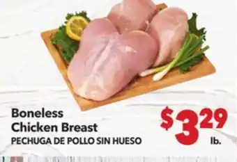 Vallarta Supermarkets Boneless Chicken Breast / PECHUGA DE POLLO SIN HUESO offer
