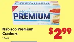 Vallarta Supermarkets Nabisco Premium Crackers offer