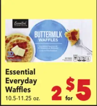 Vallarta Supermarkets Essential Everyday Waffles offer