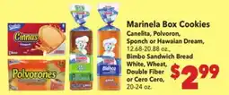 Vallarta Supermarkets Marinela Box Cookies offer