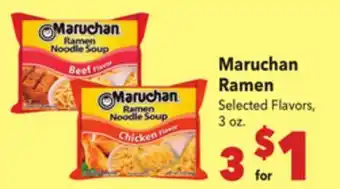 Vallarta Supermarkets Maruchan Ramen offer