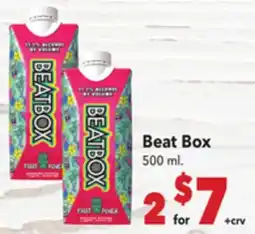 Vallarta Supermarkets Beat Box offer