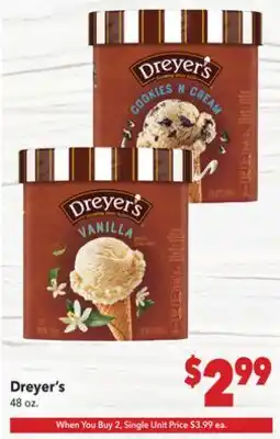 Vallarta Supermarkets Dreyer's offer