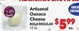 Vallarta Supermarkets Artisanal Oaxaca Cheese / BOLA REGULAR offer