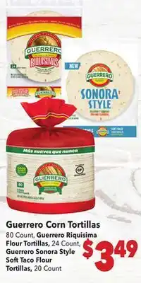Vallarta Supermarkets Guerrero Corn Tortillas offer
