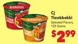 Vallarta Supermarkets Cj Tteokbokki offer