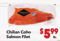 Vallarta Supermarkets Chilian Coho Salmon Filet offer