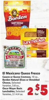 Vallarta Supermarkets El Mexicano Queso Fresco offer