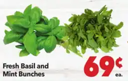 Vallarta Supermarkets Fresh Basil and Mint Bunches offer