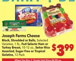 Vallarta Supermarkets Joseph Farms Cheese offer
