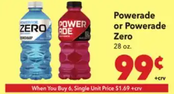 Vallarta Supermarkets Powerade or Powerade Zero offer
