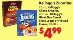 Vallarta Supermarkets Kellogg's Zucaritas offer