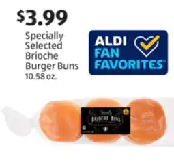 Aldi Specially Selected Brioche Burger Buns offer