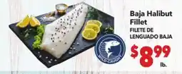 Vallarta Supermarkets Baja Halibut Fillet / FILETE DE LENGUADO BAJA offer
