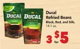 Vallarta Supermarkets Ducal Refried Beans offer