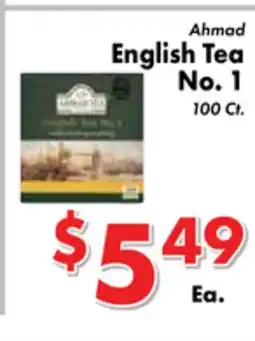 Valley Marketplace Ahmad English Tea No. 1 offer