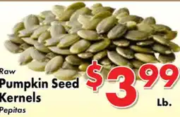 Valley Marketplace Pumpkin Seed Kernels offer