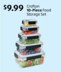 Aldi Crofton 10-Piece Food Storage Set offer