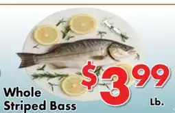 Valley Marketplace Whole Striped Bass offer