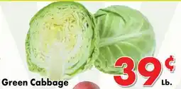 Valley Marketplace Green Cabbage offer