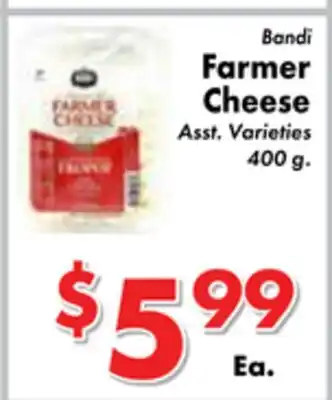 Valley Marketplace Bandi Farmer Cheese offer