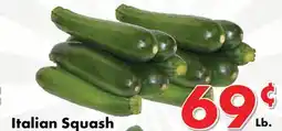 Valley Marketplace Italian Squash offer