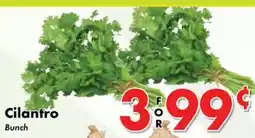 Valley Marketplace Cilantro offer