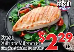 Valley Marketplace Fresh Chicken Milanesa offer