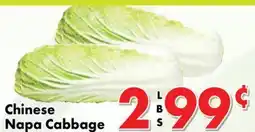 Valley Marketplace Chinese Napa Cabbage offer