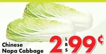 Valley Marketplace Chinese Napa Cabbage offer
