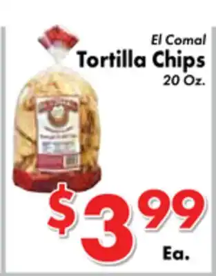 Valley Marketplace El Comal Tortilla Chips offer