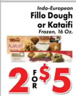 Valley Marketplace Fillo Dough or Kataifi offer