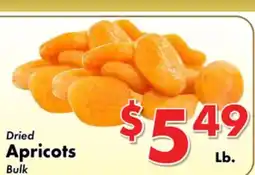 Valley Marketplace Apricots offer