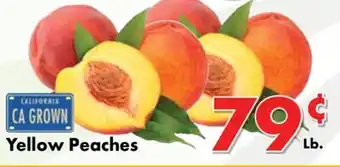 Valley Marketplace Yellow Peaches offer