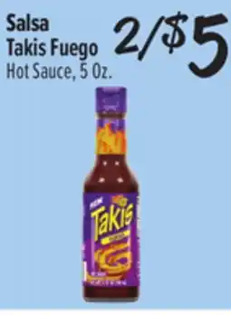 El Super Takis Fuego Hot Sauce offer