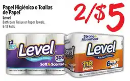 El Super Bathroom Tissue or Paper Towels offer
