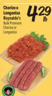 El Super Bulk Premium Chorizo or Longaniza offer
