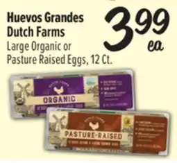 El Super Large Organic or Pasture Raised Eggs offer