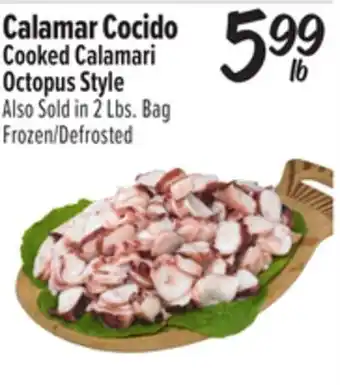 El Super Cooked Calamari Octopus Style offer