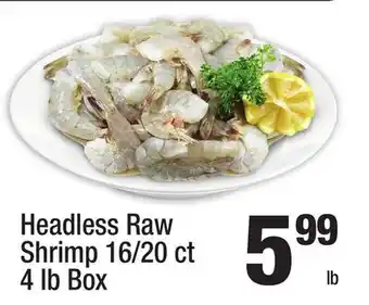 Super King Markets Headless Raw Shrimp 16/20 ct offer