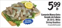 El Super Fresh Camarón Blanco Extra Grande sin Cabeza offer