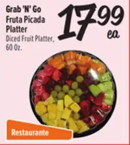 El Super Fresh Grab 'N' Go Fruta Picada Platter offer