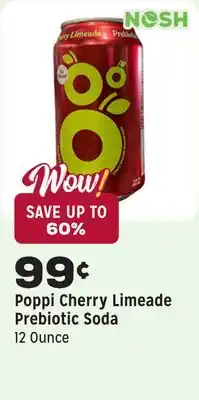 Grocery Outlet Cherry Limeade Prebiotic Soda offer