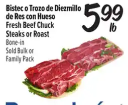 El Super Fresh Fresh Beef Chuck Steaks or Roast offer
